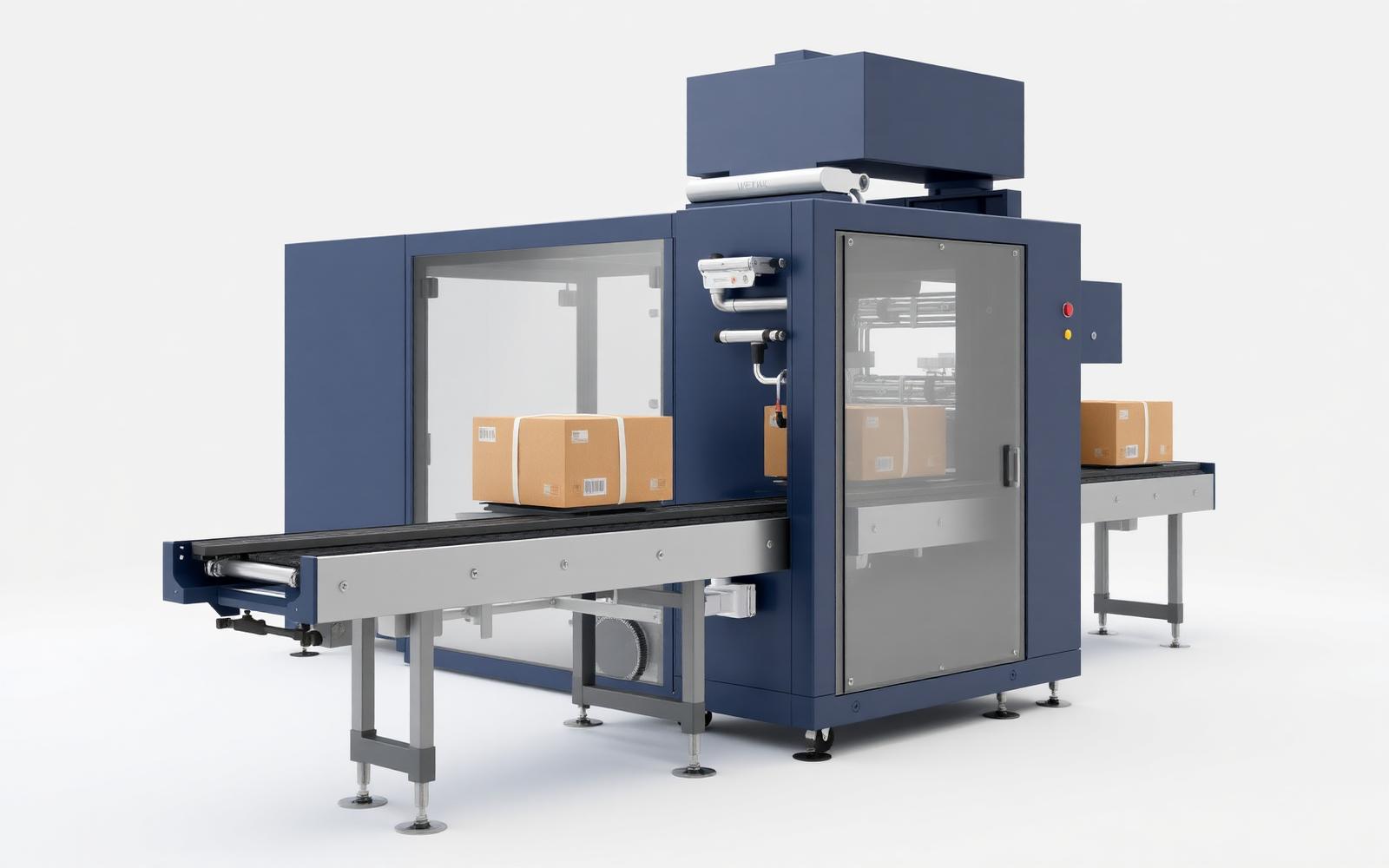 Industrial packaging machine render